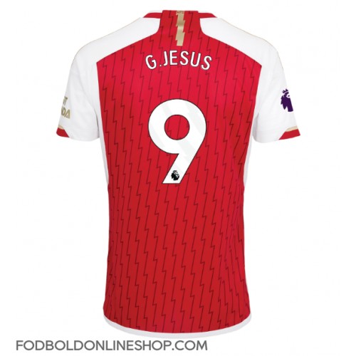 Arsenal Gabriel Jesus #9 Hjemmebanetrøje 2023-24 Kortærmet